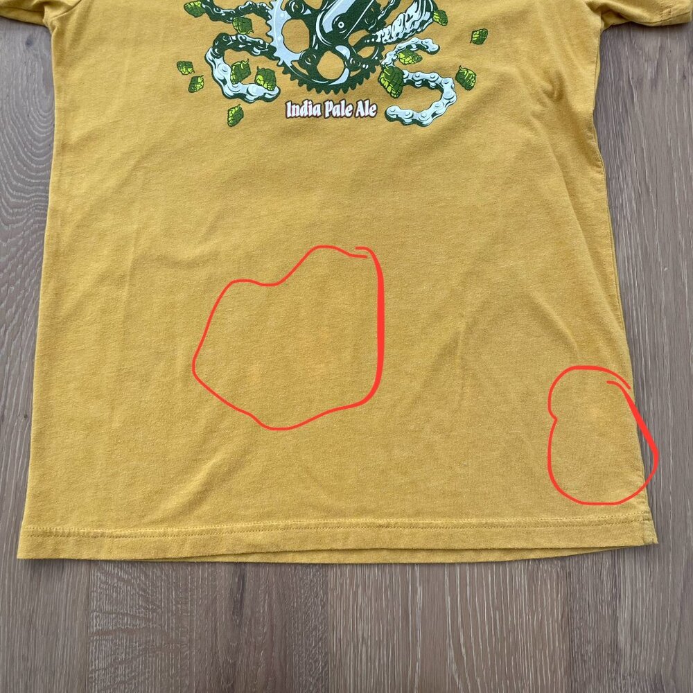 Eddyline Brewery T-Shirt Men Medium Crank Yanker India Pale Ale Beer MTB - Picture 14 of 15